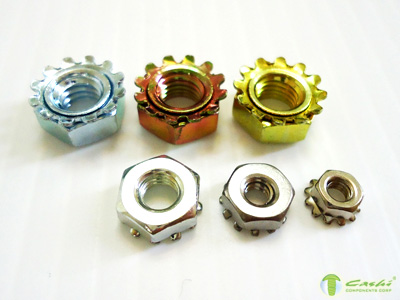 Hex Nuts With Lock Washer
